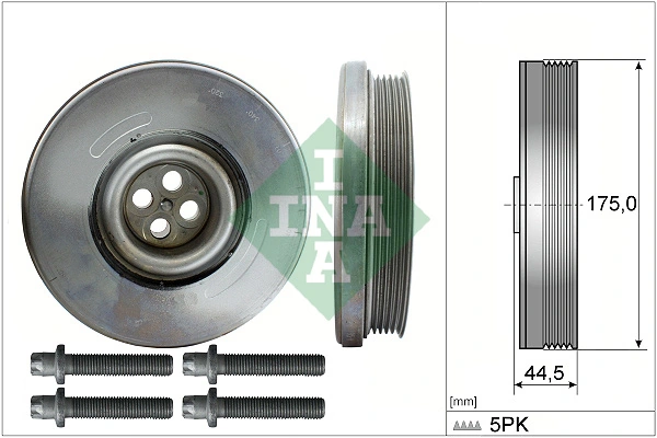 Belt Pulley Set, crankshaft